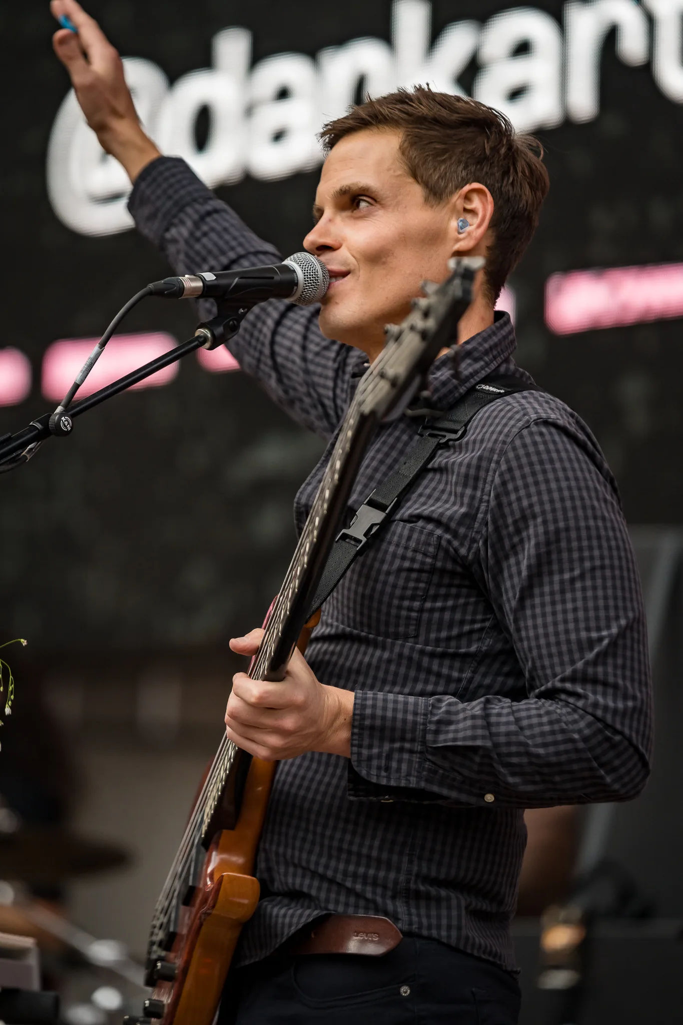 Seth performing at Red Rocks